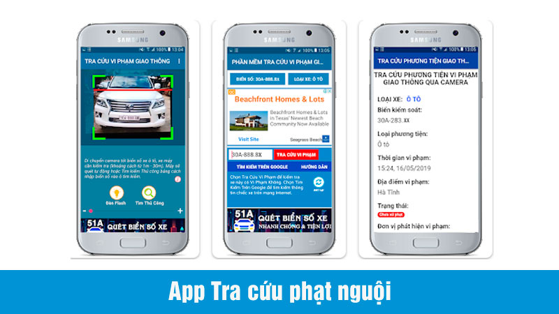 App kiểm tra phạt nguội 
