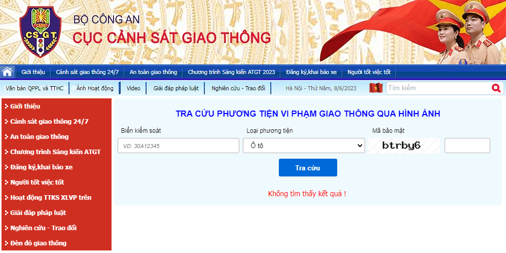 Nộp phạt nguội 